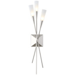 Stellar Triple Wall Sconce - Polished Nickel
