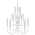 Acadia Chandelier - Plaster White