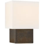 Pari Table Lamp - Stained Black Metallic / Linen