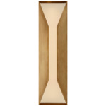 Stretto Wall Sconce - Antique-Burnished Brass / Frosted