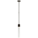 Fascio Pendant - Bronze / Crystal