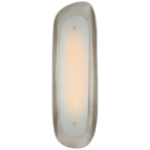 Samos Wall Sconce - Burnished Silver Leaf / Alabaster