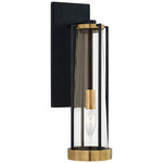 Calix Wall Sconce - Bronze / Hand-Rubbed Antique Brass / Clear