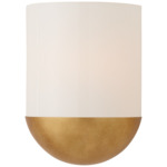 Crescent Wall Sconce - Gild / White