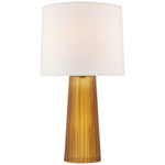 Danube Table Lamp - Amber / Linen