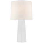 Danube Table Lamp - White / Linen