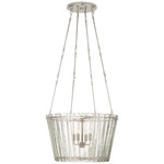 Cadence Chandelier - Polished Nickel / Antique Mirror