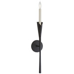 Aiden Bare Tail Wall Sconce - Aged Iron