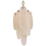 Cora Wall Sconce - Antique-Burnished Brass / Alabaster
