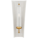 Downey Wall Sconce - White / Gild / Clear