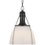 Prestwick Pendant - Bronze / White