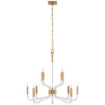 Reagan Chandelier - Antique-Burnished Brass