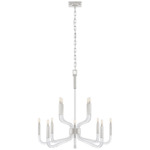 Reagan Chandelier - Polished Nickel