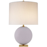 Elsie Table Lamp - Lilac / Linen