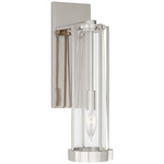 Calix Wall Sconce - Polished Nickel / Clear