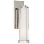 Calix Wall Sconce - Polished Nickel / White