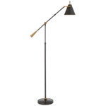 Goodman Adjustable Floor Lamp - Bronze / Hand-Rubbed Antique Brass