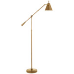 Goodman Adjustable Floor Lamp - Hand Rubbed Antique Brass