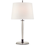 Lyra Table Lamp - Bronze / Crystal / Linen