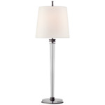 Lyra Buffet Lamp - Bronze / Crystal / Linen