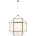 Morris Pendant - Polished Nickel / White