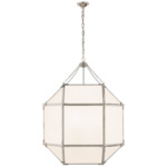 Morris Pendant - Polished Nickel / White