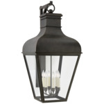 Fremont Outdoor Wall Light - French Rust / Clear