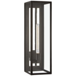 Fresno 3/4 Outdoor Wall Light - Aged Iron / Clear