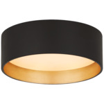 Shaw Solitaire Ceiling Light - Matte Black / White