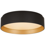 Shaw Ceiling Light - Matte Black / White