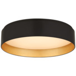 Shaw Ceiling Light - Matte Black / White