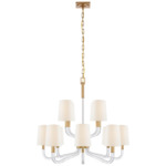 Reagan Chandelier - Antique-Burnished Brass