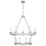 Launceton 2 Tier Chandelier - Polished Nickel