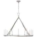 Darlana Ring Chandelier - Polished Nickel