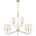Reagan Chandelier - Antique-Burnished Brass