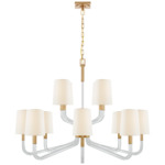 Reagan Chandelier - Antique-Burnished Brass