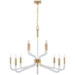 Reagan Chandelier - Antique-Burnished Brass