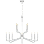 Reagan Chandelier - Polished Nickel