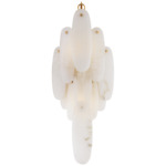 Cora Wall Sconce - Antique-Burnished Brass / Alabaster
