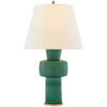 Eerdmans Table Lamp - Celtic Green Crackle / Linen