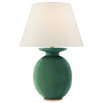 Hans Table Lamp - Celtic Green Crackle / Linen