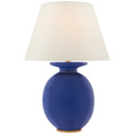 Hans Table Lamp - Flowing Blue / Linen