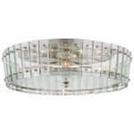 Cadence Ceiling Light - Polished Nickel / Antique Mirror