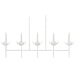 Illana Linear Chandelier - Plaster White