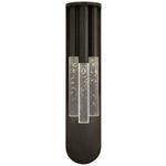 Rousseau Multi Drop Wall Sconce - Bronze / Seeded Glass