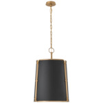 Hastings Pendant - Hand-Rubbed Antique Brass / Black