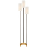 Aimee Floor Lamp - Bronze / Hand-Rubbed Antique Brass / Linen