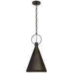 Limoges Pendant - Natural Rust / Aged Iron