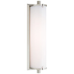 Calliope LED Bathroom Vanity Light - Polished Nickel / White