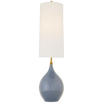 Loren Table Lamp - Polar Blue Crackle / Linen